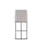 Manhattan Comfort Serena Counter Stool in Light Grey CS017-LG - alternate 2